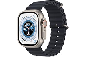 Apple Watch Ultra (GPS + Cellular, 49mm) Cassa in titanio e Cinturino Ocean Mezzanotte (Ricondizionato)
