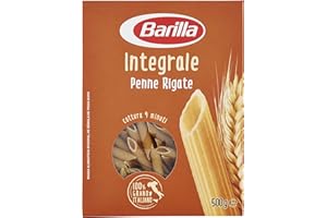 Barilla Pasta Penne Rigate Integrali, Pasta Corta di Semola Integrale di Grano Duro - 500 g