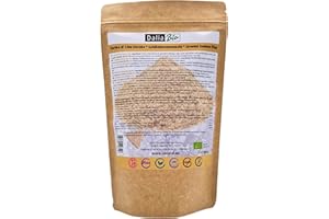 Dalia- Farina di Semi di Lino Dorati BIO 500g | Alternativa di farina | Ricca di Proteine (35%) e Fibre | Ideale per piatti salati | Vegan e Senza Glutine