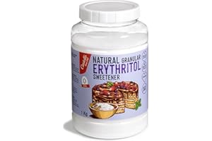 Eritritolo Dolcificante Naturale - Granulato | 10g = 7g zucchero | Sostituto dello zucchero 100% Naturale - Keto e Paleo - 0 Indice Glicemico - 0 Calorie - 0 Carboidrati - Castello since 1907-1 kg