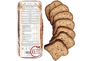 1 confezione di PANE BAULETTO KETO ai CEREALI PROTEICO LINE@ | 30% di PROTEINE, low carb, low sugar, ipocalorico, ricco di OMEGA 3