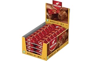 Cote d'Or, Cioccolatino con Cioccolato al Latte, Cacao 100% Sostenibile, 48x25g (48 monoporzioni da 25g)