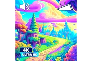 Psychedelic AI Sonic Screensaver - Paesaggi sereni e tranquilli viaggi d'arte sonora