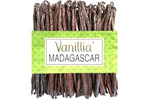 VANILLIA • 15 Baccelli XL di Vaniglia Bourbon del Madagascar • GRAND CRU • Annata 2024 • Baccello XL 15/18cm • Sacchetto FreshZIP