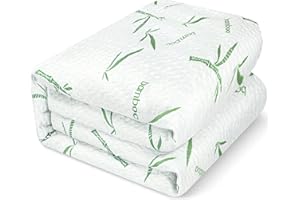 Utopia Bedding Coprimaterasso Matrimoniale Impermeabile 160 x 200 x 30 cm, Viscosa Premium Proteggi Materasso, Oeko-Tex Certified, Traspirante, Tutto Intorno Elastico