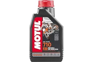 Motul - 104034 - Olio motore 2T 710 - 100% estere sintetico - 1L