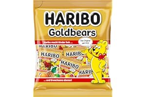 Haribo Orsetti D'Oro Multipack, 21 Mini Bustine Da 12gr, Caramelle Gommose, Gusto Frutta, Ideali Per Una Festa Di Compleanno - 250gr