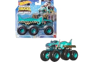 Hot Wheels Monster Trucks - Grandi Tir, camion die-cast in scala 1:64 con 6 ruote, può trasportare o trainare altri veicoli, giocattolo per bambini, 3+ anni, HWN86