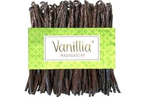 VANILLIA • 5 Baccelli XL di Vaniglia Bourbon del Madagascar • GRAND CRU • Annata 2024 • Baccello XL 15/18cm • Sacchetto FreshZIP