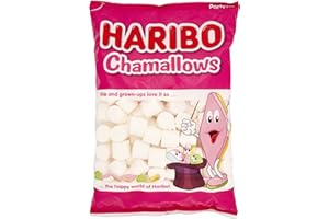 Haribo Chamallows Barbecue, Caramelle Marshmallow, Senza Glutine, Ideali per Feste e Dolci Momenti di Relax - 1kg