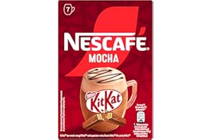 NESCAFÉ KitKat Mocha Caffè Solubile con Latte e Cacao, 7 Bustine 21g