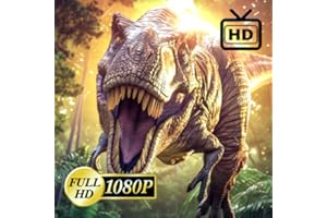 Salvaschermo di dinosauri T-Rex nella giungla giurassica