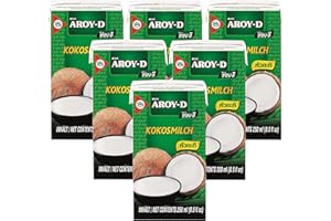 Aroy-D Latte di cocco, 6x 250ml, Cocco, Latte vegetale