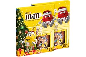 M&M’s & Friends M&M's 2 Confezioni di Calendario Dell' Avvento Assortimento Misto, - 722 gr